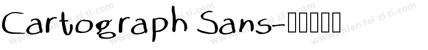 Cartograph Sans字体转换